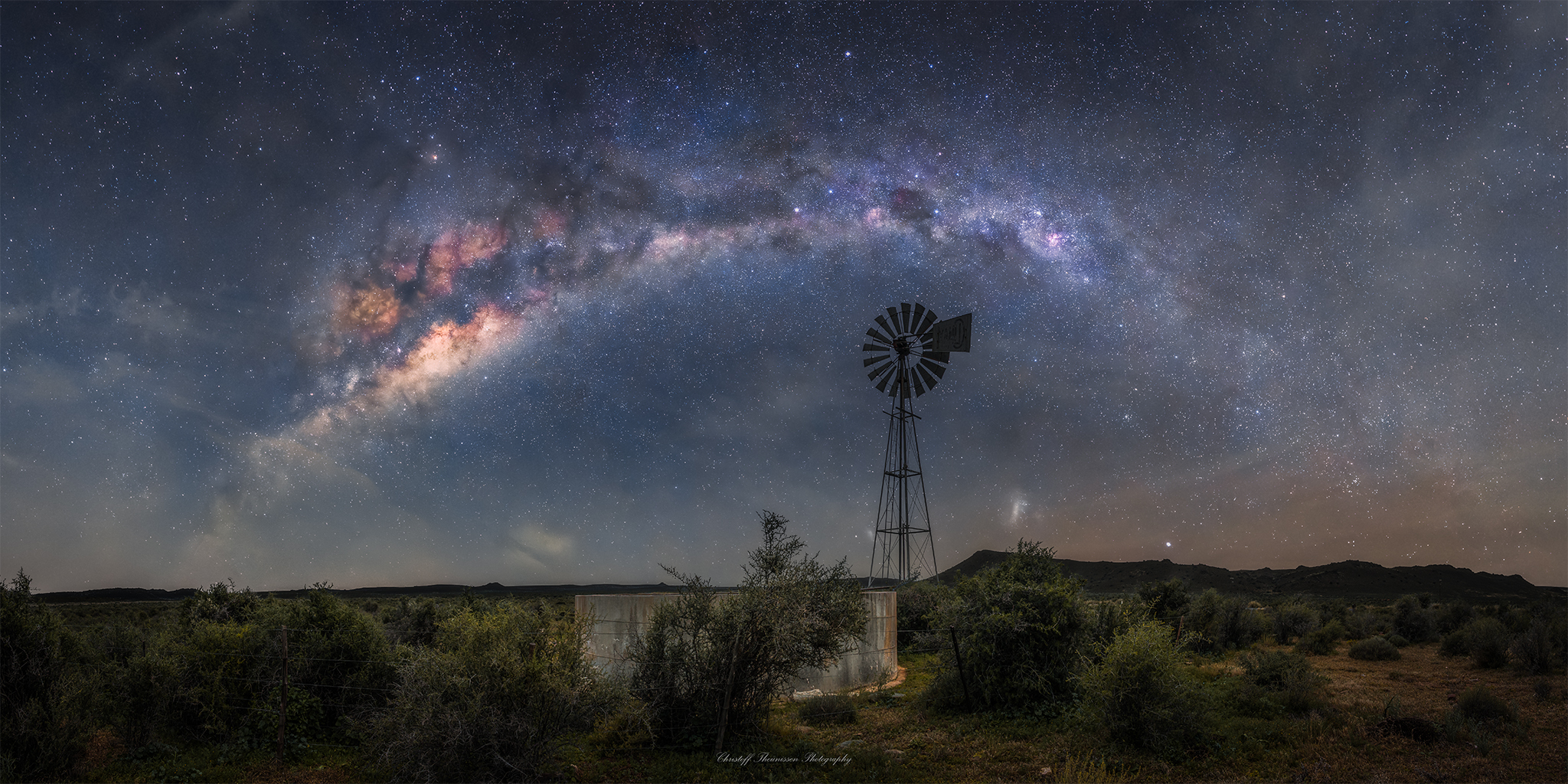KAROO WINDPUMP MILKYWAY